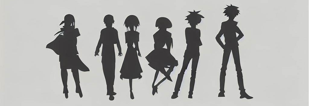 Anime Silhouette Chic