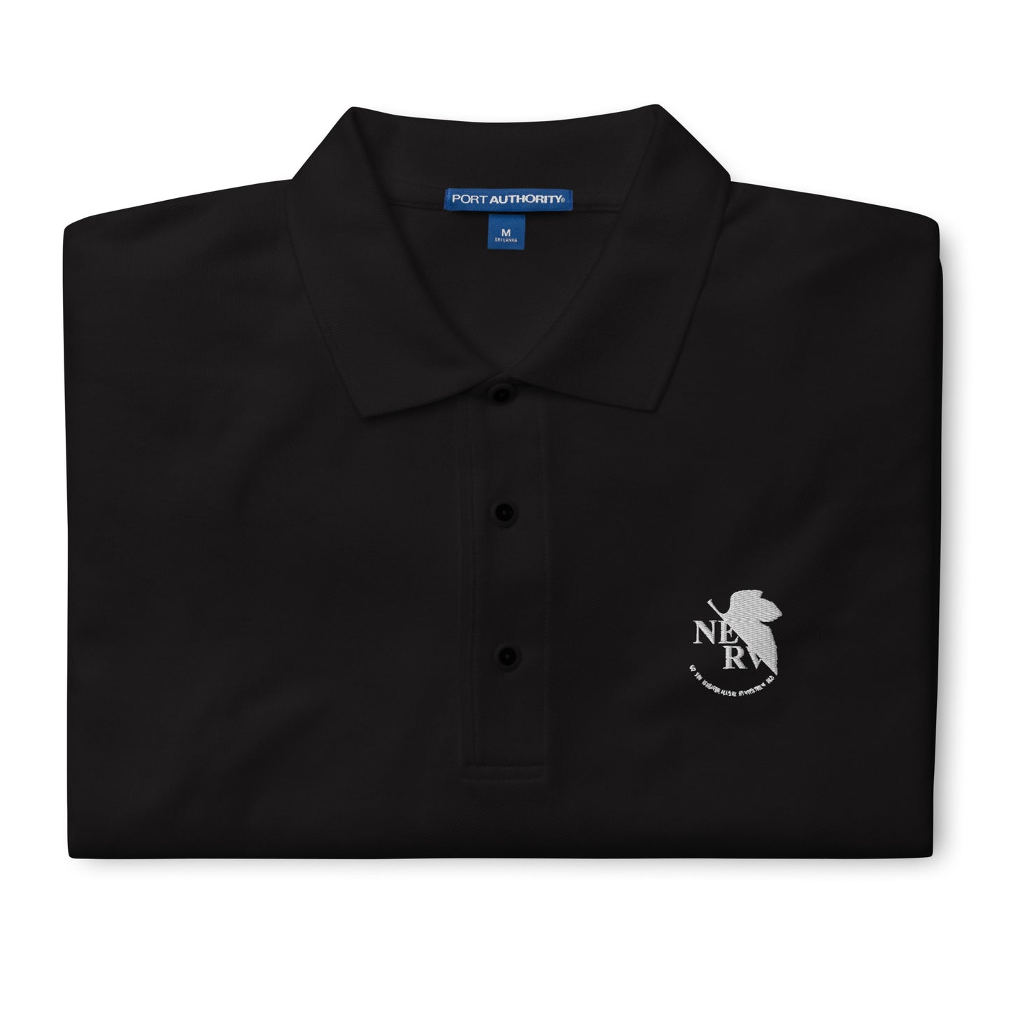 Nerv Logo - Evangelion Men's Premium Polo